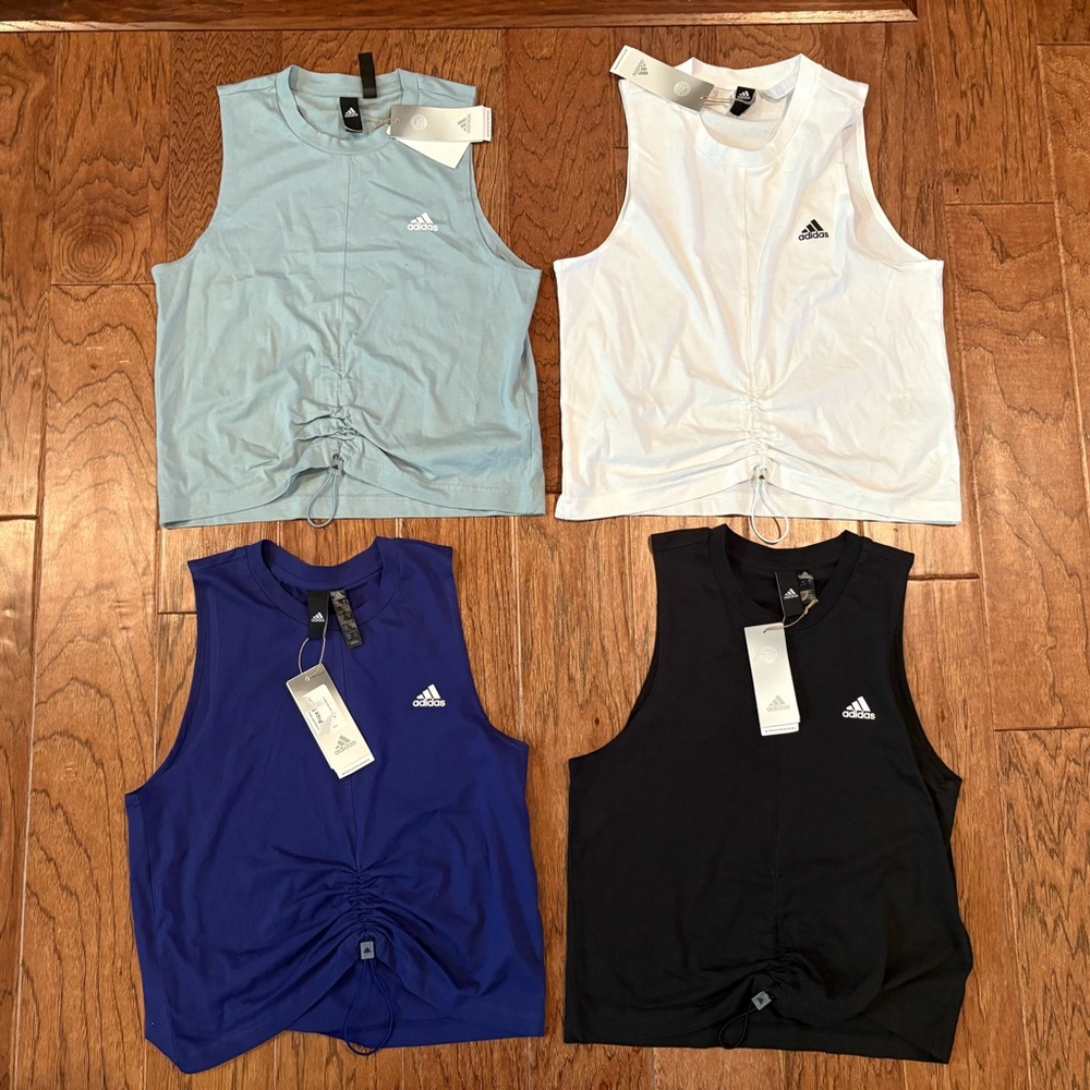 NWT Lot Of 4 Adidas Tank Tops Size Small - Picture 1 of 10